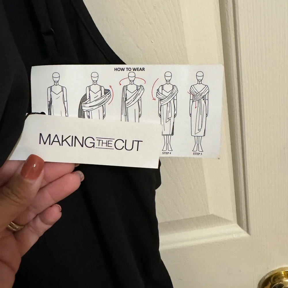 Making The Cut Elegant Evening Gown -wrap makes several - Picture 3 of 4